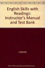 English Skills with Readings Instructor's Manual and Test Bank