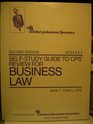 SelfStudy Guide to Cps Review for Business Law Module II