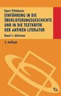 Einfuhrung in die Uberlieferungsgeschichte und in die Textkritik der antiken Literatur