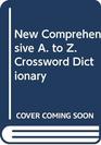 The new comprehensive AZ crossword dictionary
