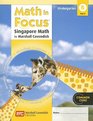 Math in Focus Singapore Math Student Edition Book B Part 2 Grade K 2012