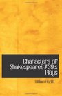 Characters of Shakespeare's Plays