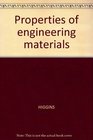 Properties of engineering materials