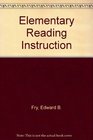 Elementary Reading Instruction