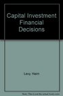 Capital Investment Financial Decisions