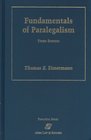 Fundamentals of Paralegalism 3rd Edition