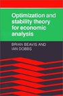 Optimisation and Stability Theory for Economic Analysis