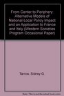 From Center to Periphery Alternative Models of NationalLocal Policy Impact  an Application to France  Italy