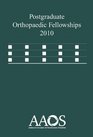 Postgraduate Orthopaedic Fellowship 2010