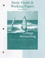 Study Guide  Working Papers Ch 114 to accompany College Accounting
