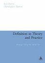 Definition in Theory and Practice Language Lexicography and the Law