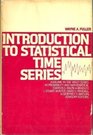 Introduction to Statistical Time Series