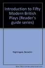 Introduction to Fifty Modern British Plays