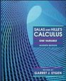 Salas and Hille's Calculus One Variable