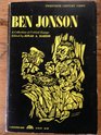 Ben Jonson A Collection of Critical Essays