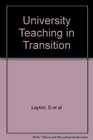 University teaching in transition