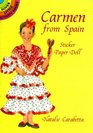 Carmen from Spain Sticker Paper Doll