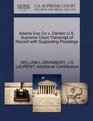 Adams Exp Co v Darden US Supreme Court Transcript of Record with Supporting Pleadings
