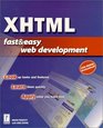 XHTML Fast  Easy Web Development