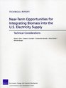 NearTerm Opportunities for Integrating Biomass into the US Electricity Supply Technical Considerations