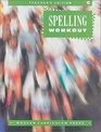 Spelling Workout, Grade 6 (Teachers Edition) (Level F)