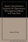 Qsom Quantitative Systems for Operations Management/Book and Two Disk