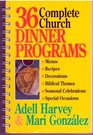 36 Complete Church Dinner Programs
