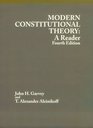 Modern Constitutional Theory  A Reader
