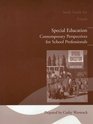 Special Education Contemporary Perspectives for School Professionals