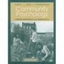 Community Psychology Linking Individuals and Communities