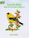 Favorite Birds Ironon Transfer Patterns
