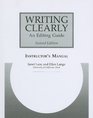 Writing Clearly Instructor's Manual An Editing Guide