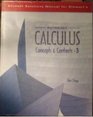 Student Solutions Manual for Stewart's Multivariable Calculus 3rd Ed