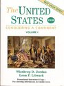 The United States Conquering a Continent Volume I