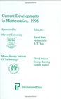 Current Developments in Mathematics 1996