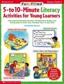 FunFilled 5to 10Minute Literacy Activities for Young Learners