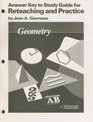 Geometry  Answer Key to Study Guide