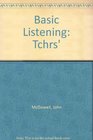 Basic Listening Tchrs'