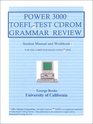 Power 3000 TOEFL Test CDROM Grammar Review  A Tutorial With 3000 Questions