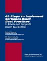 49 Steps to Implement SarbanesOxley Best Practices In Private and Nonprofit Health Care Entities