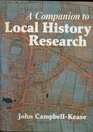 A companion to local history research