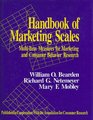 Handbook of Marketing Scales MultiItem Measures for Marketing and Consumer Behavior Research