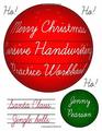 Merry Christmas Cursive Handwriting Practice Workbook