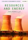 Teen Guides to Environmental Science Resources and Energy Volume II