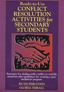 ReadyToUse Conflict Resolution Activities for Secondary Students