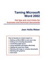 Taming Microsoft Word 2002