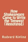 How Shakespeare Came to Write the Tempest
