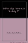 Minorities in American Society