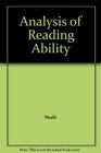 Analysis of Reading Ability