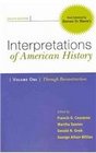 Interpretation of American History V1  V2